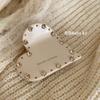 Corea del Sur acetato amor pedrería clip niña dulce media coleta clip de tiburón de alta gama horquilla nicho