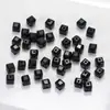 Contas Quadradas de Cristal Multifacetadas de Alta Transparência 4/6/8mm Contas Soltas Contas de Vidro Iridescente Contas de Cubo de Açúcar de Vidro Materiais para DIY