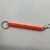 Atacado de fábrica corda de mola para linha telefônica cor chaveiro colorido fivela de cachorro de liga brinquedo corda de tração certificado