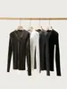 [Fio Yangzi 120s] CHAO Fine Suéter de Tricô Gola V Manga Longa 100% Lã Merino para Mulheres, Início do Outono 26