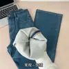 Jeans Slim de Cintura Alta com Stretch em Quatro Direções para Afinar o Corpo Feminino Outono 2026 Novo Estilo Slim Fit Calça Flare H100916