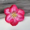 Atmosfera de primavera lírio azul tulipa grampo de flor grampo de bico de pato super fada temperamento grampo de cabelo quebrado grampo de cabelo lateral
