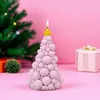 Vela Árbol de Navidad Aromaterapia Forma de Burbuja Abrasiva Forma Mini Linda