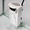 Filtro de cascada para acuario caja de circulación nivel bajo de agua purificación de agua circulación de tanque de tortuga succión de excremento de tortuga bomba pequeña fondo del inodoro