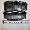 Pente de lantejoura pente flash pente onda joia pente para coque franja acessórios de cabelo tiara dentada grampo para pessoas de meia-idade e idosos