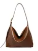 Bolsa Tote Feminina 2026 Novo Modelo Macia Transversal Grande Capacidade Bolsa de Ombro para Aula e Deslocamento Nicho Versátil Bolsa Transversal