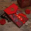 Envelopes Vermelhos Criativos com Tecido Estampado de Nuvens, Caracteres de Sorte e Borlas Exquisitas - Item Quente no Atacado