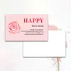 Tarjeta de felicitación para el Día de la Madre Nueva Ins Tarjeta de mensaje simple avanzada Floristería Ramo de flores Pastelería Regalo de acompañamiento Personalización