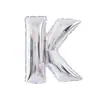 Globos de Letras de 32 pulgadas Decoración de Fiesta de Cumpleaños Nochevieja Plata Oro Arreglo de Boda Globos de Letras de Película de Aluminio Venta al por Mayor