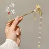 Presilha de Cabelo Estilo Novo 2026 com Franjas para Mulheres, Presilha de Cabelo Estilo Chinês Simples Moderno, Presilha de Cabelo de Alto Padrão Nicho Estilo Antigo Hanfu