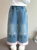 Jeans para Niña Otoño 2025 Nuevos Elegantes de Moda Pantalones de Bebé Casuales Pantalones Largos Pantalones Rectos para Niños Primavera Otoño