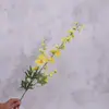 Decoração de Flor Artificial Delphinium Estilo Floresta Jacinto Decoração de Mesa de Jantar Sala de Estar Casa Arranjo de Flores Flor de Seda de Galho Alto