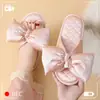 Pantuflas de Pareja de Verano para Bodas, Par Festivo Borgoña, Estilo de Alta Gama para Novio y Novia, Pantuflas de Baño Gruesas para Casa de Mujer
