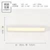 Luz LED frontal de espejo negro, luz de mueble de espejo, aplique de pared a prueba de humedad y antivaho para baño, luz de estilo nórdico, luminaria para espejo de maquillaje