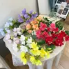 Flores Artificiais para Casamento Fragrância Orquídea da Neve Flores de Chão para Casamento Caminho Floral Decoração Floral Falsa Fundo de Palco Flores Decorativas Transfronteiriças