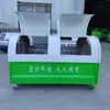 Cubo de Basura de 3 Compartimentos del Fabricante, Cubo de Basura con Brazo Gancho para Montar en Vehículo, Cubo de Basura de Hierro de 5 Compartimentos con Brazo Gancho para Uso en Saneamiento Rural
