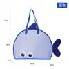 Bolsa de Mão Casual de Malha Respirável com Olho Grande para Viagem, Praia, Natação, Armazenamento de Artigos de Higiene Pessoal, Necessaire