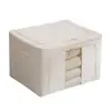 Caja de Almacenamiento Plegable de Tela para Uso Doméstico, Organizador de Ropa y Colchas con Tapa, Caja de Almacenamiento Grande para Organización de Armario de Dormitorio