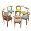 Cadeira de Jantar Infantil em Ferro Forjado Estilo Nórdico, Cadeira com Encosto para Restaurante Doméstico, Design Moderno Simples, Serviço de Instalação