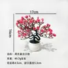 Planta artificial decorativa de pino de bienvenida en maceta para interior y exterior, nuevo arreglo de estilo chino para estudio y sala de estar, flores artificiales, plantas verdes, bonsái, maceta pequeña