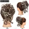 Goma para el pelo con borla, natural y versátil, flequillo largo despeinado, moño esponjoso con capas altas, goma elástica para pelo rizado, peluca rizada romana