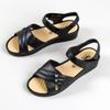 Sandalias de Mamá Estilo Nuevo 2026 para Mujer, Verano Nuevo Plástico Suela Suave, Tacón Medio, Cómodas, Antideslizantes, Tacón de Cuña, para Personas de 50 Años y de Edad Media