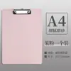 Bloco de Notas Simples A4 para Escritório Bloco Espesso para Anotações de Aluno Clipe Plástico Multifuncional para Informações de Documentos