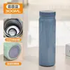 Taza térmica de acero inoxidable al vacío mini de bolsillo estilo simple fresco para hombres mujeres niños taza de agua taza de agua térmica portátil