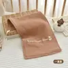 Toallita cuadrada de algodón puro para bebé, Clase A, toalla facial de muselina de seis capas para bebés y niños pequeños, toalla de mano transpirable para guardería y niños