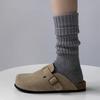 Calcetines de otoño e invierno para mujer, calcetines blancos hasta la pantorrilla, medias, cubre piernas, estilo chica hot, calcetines de felpa, calcetines hasta media pantorrilla, medias de celebridad de Internet, calcetines de moda
