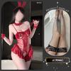 Lencería Sexy con Entrepierna Abierta para Mujeres Jóvenes, Ajustado Disfraz de Conejita de Encaje, Sexy y Atractivo