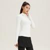 Jaqueta Esportiva com Capuz e Zíper Estilo Europeu e Americano Nova para Mulheres Primavera e Outono Slim Fit Roupas para Cavalgada Respiráveis Secagem Rápida Roupas de Yoga Fitness para Mulheres