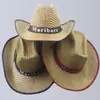 Chapéu de Aba Larga Masculino, Chapéu de Palha Masculino de Verão, Chapéu de Praia Estilo Cowboy Ocidental, Chapéu de Sol, Chapéu com Proteção Solar, Desconto para Compra em Atacado