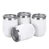 Venta directa de fábrica 12 oz taza de doble pared de acero inoxidable 304 tapa push-pull taza para beber directamente taza casera de gran barriga en forma de U