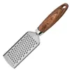 Utensilios de Cocina de Acero Inoxidable Juego de 5 Piezas para el Hogar Batidor de Huevos con Tapa Rallador de Queso Rallador de Núcleos Madera