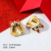 Estilo Chino Petardo de Goteo de Aceite Danza del León Carácter de Fortuna Cuentas Espaciadoras Colgante Accesorios Piezas para Joyería DIY Cadena de Teléfono Llavero Encanto