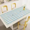 Jogo Americano Minimalista para Mesa de Jantar, Impermeável, à Prova de Óleo, Lavável, Resistente ao Calor, Toalha de Mesa, Cor Creme, Protetor de Mesa de Centro de PVC de Alta Qualidade