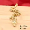 Ornaments ativos de dragão dourado pequeno atividade coleção de dragões decoração zodíaco dragão dourado peça de mão artesanato presentes atacado