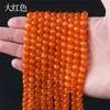 Cuentas redondas semiacabadas de cristal ojo de gato en stock del fabricante, cuentas sueltas para hacer joyería DIY, accesorios para pulseras y collares, venta al por mayor