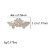 Nuevo Broche Doble Mariposa Full Diamante, Gama Alta, Elegante, Versátil, Estilo Nicho, Pin de Fijación Anti-Exposición para Trajes, Wholesale