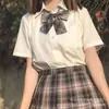 Camisa JK uniforme básico verano escuela camisa blanca estilo universidad japonesa mujer manga larga manga corta ropa de clase estudiante