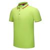 Camisa polo de manga corta con solapa de color seda de 220g primavera y verano disponible casual de algodón verano abertura holgada