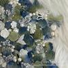 Nova série de porcelana azul e branca estilo nacional fosco gradiente misturada atacado em estoque grande quantidade Congyou materiais artesanais faça você mesmo