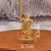 Decoração de estátua de Guan Gong em metal para escritório e quarto, decoração de interiores estilo minimalista chinês, atacado do fabricante