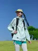 Nova Roupa de Proteção Solar de Verão para Mulheres, Leve e Respirável Jaqueta de Seda Gelada com Fator UPF50+ Anti-UV, Roupa de Proteção para Pele ao Ar Livre para Casais