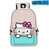 Mochila Nueva para Gato Transfronteriza 3D Gran Capacidad Mochila Totalmente Estampada Gato Hello Kitty