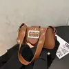 Bolso de axila estilo coreano para el día a día, Bolso baguette nicho de moda, Nuevo bolso de moda Otoño e Invierno 2025, Bolso de hombro de cuero para mujer