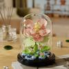Compatible con Bloques de Construcción Lenguaje de las Flores del Reino Secreto, Rosas Florales, Claveles, Adornos de Plantas en Maceta, Juguetes para Niños, Regalos para el Día del Niño y el Día del Maestro
