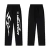 Conjunto de Sudadera con Capucha y Pantalones de Marca de Tendencia Hellstar Europeo y Americano Transfronterizo Estampado de Letras Holgado de Tendencia