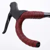 Cinta para Manillar de Bicicleta de Carretera Bungee con Patrón de Panal, Correa Transpirable, Cinta de Manillar de Bicicleta Antideslizante de PU + Eva de Alta Elasticidad